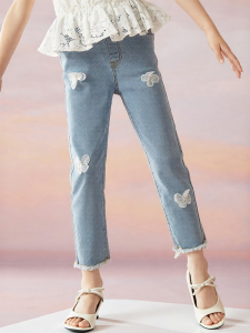 Ask Junior | Girls Denim Trousers 9/10 Length