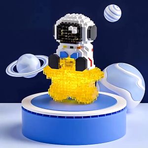 บล็อคตัวต่อ รูปนักบินอวกาศ 3 มิติ ของเล่นสําหรับเด็ก