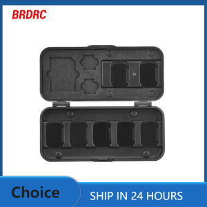 BRDRC Pocket Lens Filters Storage Box for DJI Pocket 3 Accessories UV/CPL/ND Wide-angle Lens SD/TF Carrying Case Hard Case