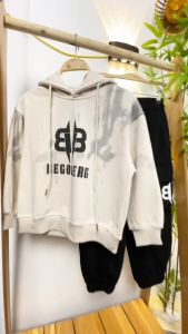 Bộ nỉ bé trai sành điệu 7-16 tuổi chữ BEBE vải dày dặn cao cấp dáng khỏe khoắn thời trang