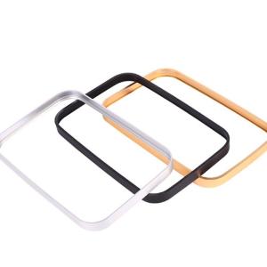 Aluminum Rounded Metal Frame For Bathroom Decoration