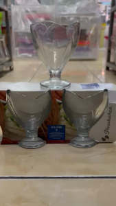 GELAS ICE CREAM ICE VILLE 51638 FORMIA / Gelas Ice Cream Formia Besar Set mangkuk es krim Ice Ville tinggi 125 mm art. 51638