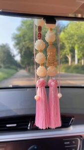 [Tặng Hộp] Khánh treo ô tô Phật Adida ngự Mộc liên hoa Bình an - Treo gương ô tô phật adida  Khánh treo ô tô phong thủy New 2024