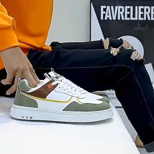 Techdoo Sepatu Sneakers Pria Olahraga Sepatu Lari Fashion Sepatu Jalan Santai Casual Sepatu Kerja Formal KSR116