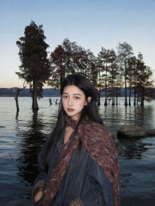 Khăn Choàng Lụa Dài Cho Nữ Khăn Choàng Cổ Phong Cách Hàn Quốc Đa Năng Nghệ Thuật Du Lịch Chụp Ảnh Trang Sức Cổ