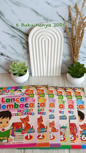 Paket Isi 6 Buku Lancar Membaca Tanpa Mengeja Serba Jaya