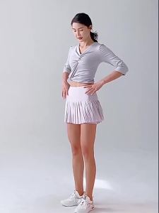 Womens Pleated Tennis Skort Non See-Through Quick Dry Breathable Built-in Shorts for Running Gym Outdoor Sports