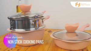 [READY STOCK] 18cm 16cm Non Stick Cooking Pans / Baby Cooking Pot Non Stick