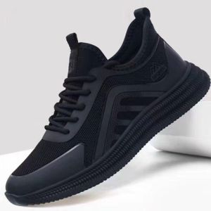 JIFANPAUL | Breathable Casual Running Shoes Black