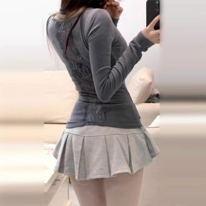 Karrar betsey | Áo Lót Dây Quai V-neck Màu Xám Hút Hồn