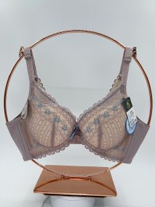 เสื้อชั้นในผู้หญิงแบบมีโครงเหล็กนุ่ม ระบายอากาศได้ดี ทรงเกาะอก ยกหน้าอก ทรงบาง เสื้อชั้นในแบบเกาะอก ทรง U สำหรับผู้หญิงวัยกลางคน