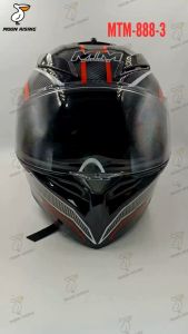 MOTOMAN FULL FACE DOUBLE VISOR HELMET MTM 888-3 MOTORCYCLE HELMET MOONRISING