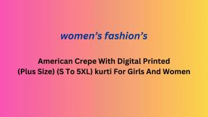 [Sedia sedia] Crepe amerika ketibaan baru dengan pakaian kasual bercetak Digital untuk kanak-kanak perempuan dan wanita (penghantaran dalam masa 4-5 hari)