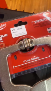 MILWAUKEE 48-22-3521 48-22-3522 6 11 Toque Lock™ Locking C-Clamp With Swivel Jaws Rust Protection Machined Precision