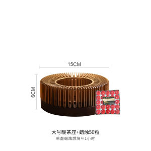 New Chinese Style Heat Resistant Tea Making Teapot Tea Brewing Pot Glass Warmer Stove Tea Making Appliance Tea Set Suit Candle