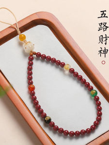 Good Luck Cat Paw Phone Chain Beads Wuxu Cat Claw Design Fashionable Womens Style Wealth Attracting High Quality Lucky Charm