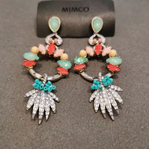 DaVee | Vintage artificial gem drop earrings