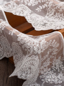 Wide 13.5cm Polyester Embroidered Net Lace Trim Colorful DIY Handmade Clothing Curtain Fabric Accessories Home Decor