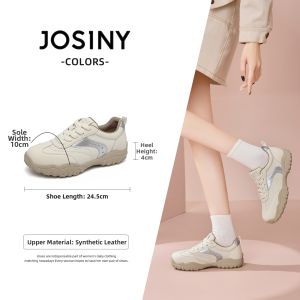 Josiny | Thick Sole Height Increasing Vintage Style Leisure Shoes