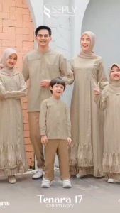 SARIMBIT/COUPLE KELUARGA TENARA 17 CREAM IVORY - BY SEPLY