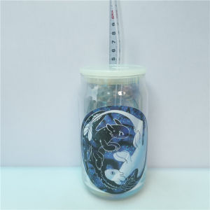 Heat Resistant Dragon Trainer Cartoon Glass Cup Viking Hiccup No Tooth Dragon Slayer Water Cup with Scale round Shape Coffee Cup