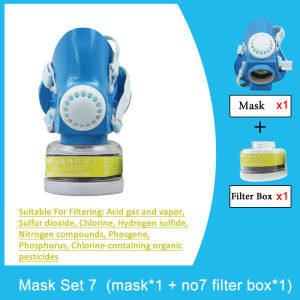 Half Face Dust Gas Mask Soft Rubber Chemical Respirator RD40 Filter For Industrial Pesticide Spraying Painting Organic Vapor