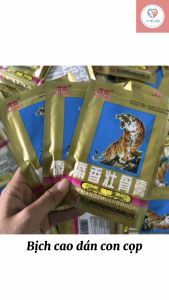 Bịch Cao Dán Con Cọp ( Cao Tráng Cốt Chỉ Thống Xạ Hương ) Chăm Sóc Chấn Thương Bịch 4 Miếng