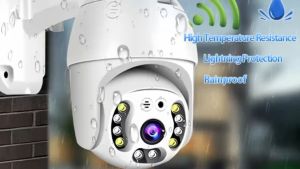 HD CCTV Camera V380 Pro Wifi Connect to Cellphone Camera Outdoor Waterproof Starlight Night Vision Home Security Camera