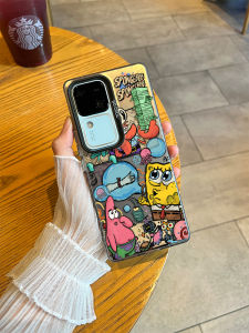 Cherry Paper Crab Burger King Secret Formula Phone Case Sponge Bob Cartoon Retro Style Hard Soft Shell for Vivos 30 20 19 S18E 17T