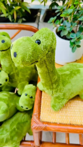 🦕ตุ๊กตาไดโนเสาร์คอยาว งานดีเกรดพรีเมี่ยม 25cm นุ่มนิ่มใยสังเคราะห์ล้วนๆ ปลอดภัย มี มอก.