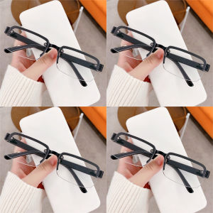 4PCS Rimless Reading Glasses for Women Men Imitation Crystal Lens Blue Light Blocking Eyeglasses Elderly Presbyopia Eyewear