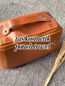 POUCH MOTIF POLOS BAHAN PREMIUM POUCH SERBAGUNA WANITA KOSMETIK COD