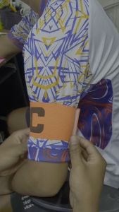 Lambang Capten Sepak Bola Ban Captain Football Armband C Band Tanda Kapten