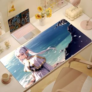 Japan F-Frieren Cute Hot Mouse Pad Non-slip Thickened MousePad Large Writing Lockedge Office Student Gaming Cushion
