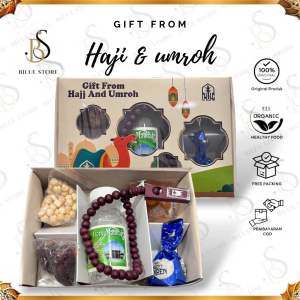 SET PAKET OLEH OLEH HAJI UMROH kurmakacang arabkismiszamzamcoklattasbih