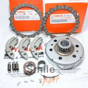 Paket Mangkok 21T Ganda Plat Kopling Cage Vega ZR Jupiter Robot Bentengan Kampas Ganda