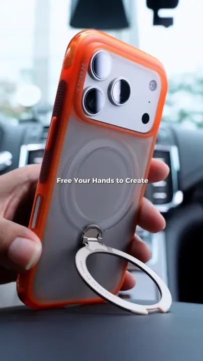 TORRAS Q3Air 360° Magnetic Stand Iphone Case for iPhone 17 pro max/17 pro/16 pro max/ 16 pro/15 pro max/15 pro Full Camera & Button Coverage Airbag Shockproof