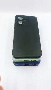 VIVO Y22  Y22S softcase Silikon Matte Premium Luxury Ring Kaca Pelindung Camera