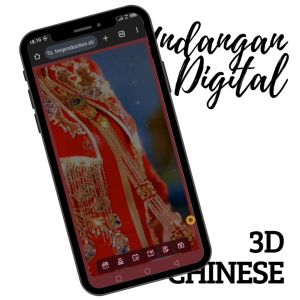 Chinese Undangan Digital Website Pernikahan China 3D Animasi Wedding Invitation Cina Tionghoa Link Wa