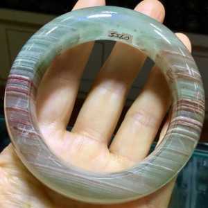 Pure natural Green Ghost and Red Ghost bracelets. Layers upon layers a masterpiece of natures beauty a crystallization of billions of years Green Ghost bestows good fortune career success and attracts influential people.