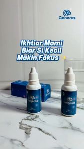 VITAMIN GENEROS SPEECH DELAY AUTIS AUTISME HIPERAKTIF TERLAMBAT BICARA VITAMIN OTAK GENEROS ORIGINAL