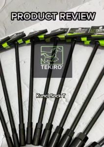 Tekiro Kunci Sok T 8mm 10mm 12mm 14mm Panjang 30 cm - Pilihan Terbaik untuk Mekanik & Pemilik Kendaraan