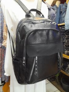 TAS RANSEL WANITA BACKPACK KULIT IMPORT HITAM MUNICI P770 GENDONG PUNGGUNG WANITA SEKOLAH KERJA NODEL TERBARU