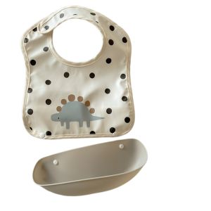 Waterproof No-wash Baby Feeding and Weaning Bib