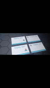 LOYALTY CARD ( customized Any color ATM size) 10 PCS