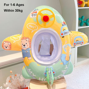 Rooxin Pool Float Swim Ring Tube Inflatable Swimming Seat Ring Swim Accessory  Swimming Circle For Beach Water Play Water Sports