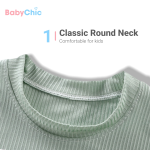 Kids Short Sleeve Clothing Set Baju Budak Lengan Pendek Kanak Lelaki Perempuan 6 Months - 6 Years