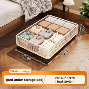 WUBUWEI | Drawer Dirty Laundry Basket Mobile Drawer Organizer Storage Cart