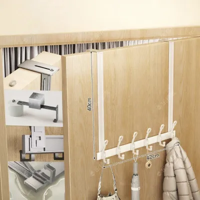 LOCIKA | Adjustable Over-the-Door Clothes Hanger No Drilling Required
