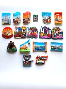 Malaysia Fridge Magnet Kuala Lumpur Twin Towers Putrajaya Cultural Creative Tourist Attraction Single Piece Souvenir